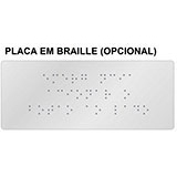 Placa para sinalização em Braille